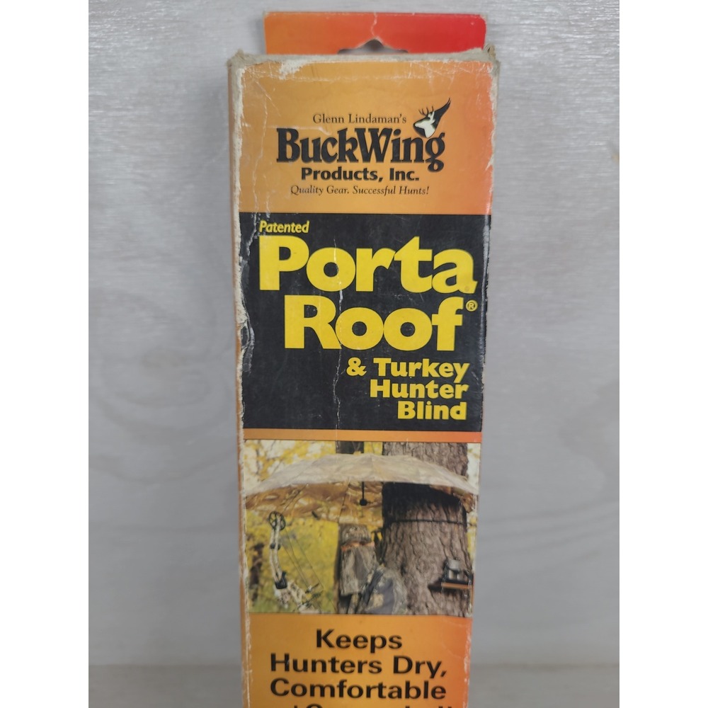 BuckWing Porta Roof & Turkey Hunter Blind Advantage Timber Camo Tree Umbrella